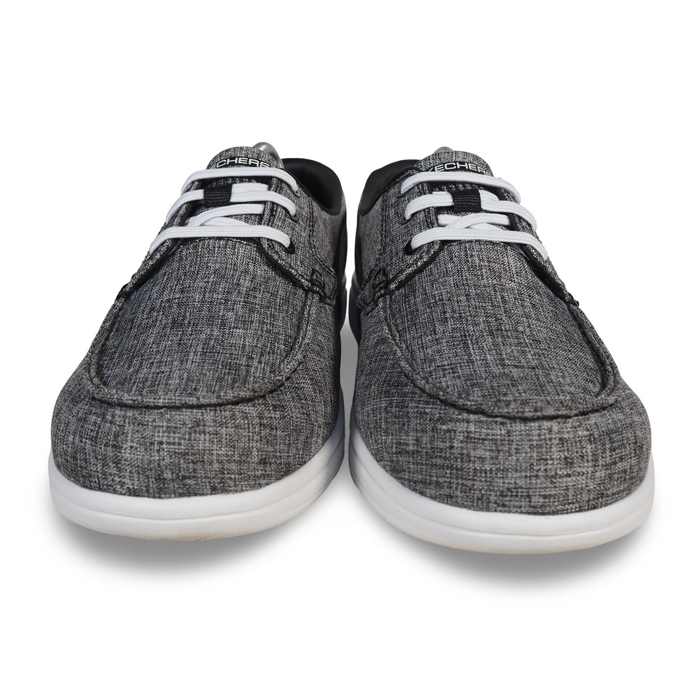 Skechers On-the-go Flex Radiant Siera Boat Shoes Women's 9 Grey - Picture 3 of 11